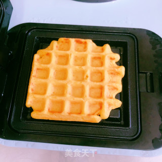 南瓜豆渣华夫饼步骤7