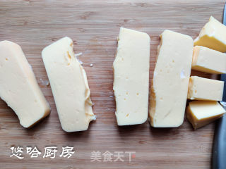 不用面包糠不用油的-炸牛奶步骤7 不用面包糠不用油的-炸牛奶步骤7