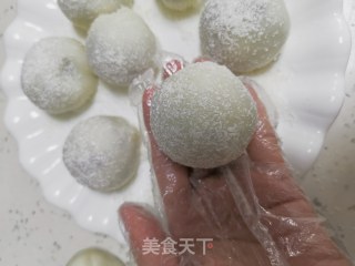 椰蓉红豆糯米糍步骤13 椰蓉红豆糯米糍步骤13