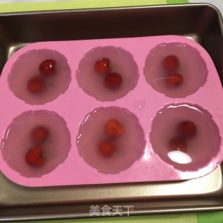 玫瑰花樱桃果冻步骤6