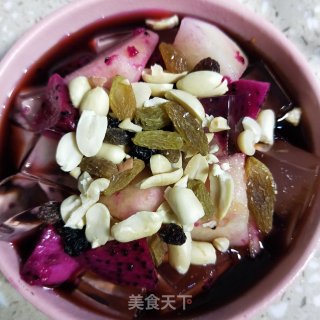 水果红糖冰凉粉步骤14