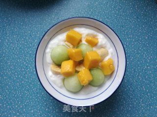 香蕉芒果甜瓜酸奶碗步骤8 香蕉芒果甜瓜酸奶碗步骤8