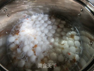 桃胶酒酿圆子步骤9
