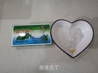 自制蜜豆白凉粉步骤1 自制蜜豆白凉粉步骤1