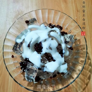 自制蜜豆白凉粉步骤8 自制蜜豆白凉粉步骤8