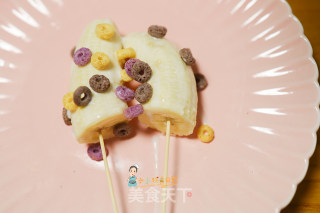 9个月以上辅食香蕉冰棒步骤3