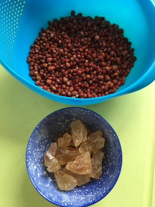 自制冰糖蜜豆步骤1