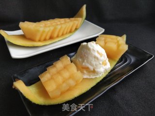 蜜瓜冰激凌步骤12