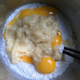 草莓酱香蕉饼步骤5