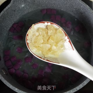 芡实银耳芋圆冰步骤12 芡实银耳芋圆冰步骤12