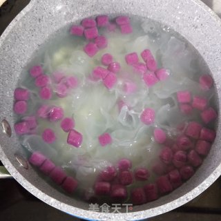 芡实银耳芋圆冰步骤13 芡实银耳芋圆冰步骤13