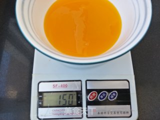 橙汁软糕步骤2