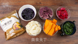 多彩Q弹芋圆纯手工制作步骤2