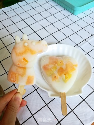无需打发的芒果冰棒步骤6