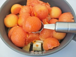 火龙果木瓜酸奶捞步骤4 火龙果木瓜酸奶捞步骤4