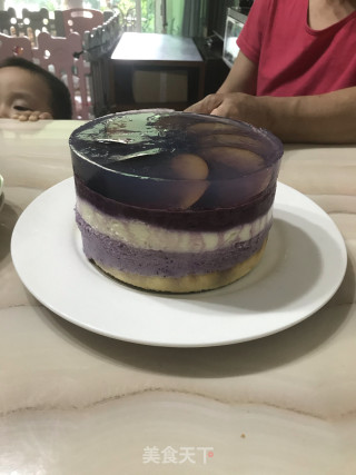 蓝莓芝士慕斯蛋糕步骤32