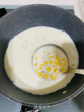 早餐，玉米燕麦牛奶步骤4