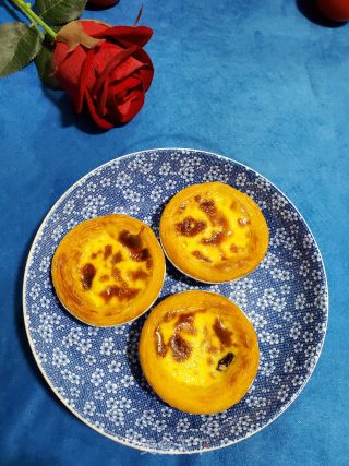 香甜葡萄干蛋挞步骤6