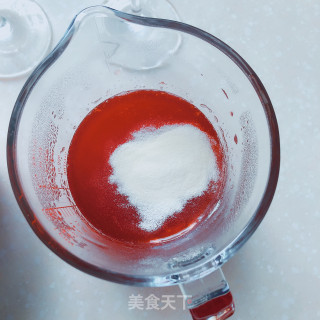 牛奶草莓布丁步骤8