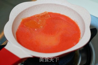 草莓樱花慕斯蛋糕步骤16