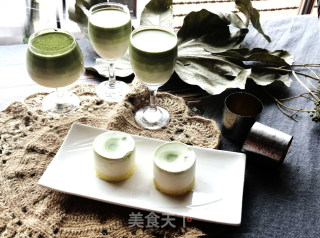 渐变抹茶豆腐慕斯步骤18 渐变抹茶豆腐慕斯步骤18