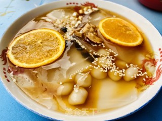 红糖年糕芝麻冰粉（润燥解热汤水）步骤5
