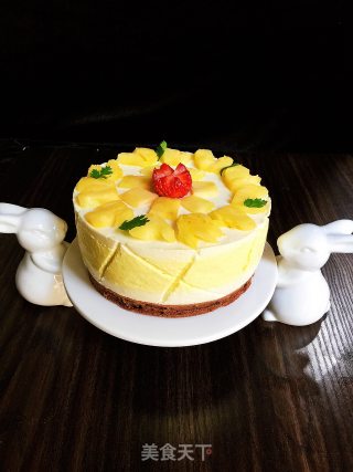 菠萝芝士蛋糕步骤17
