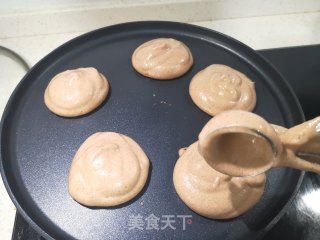 平底锅版-可可舒芙蕾松饼步骤9