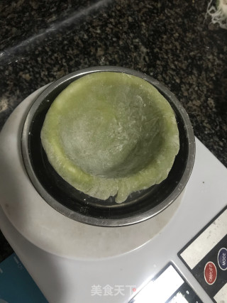 抹茶雪媚娘步骤8