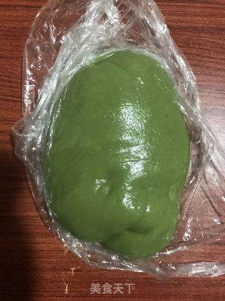抹茶雪媚娘步骤6