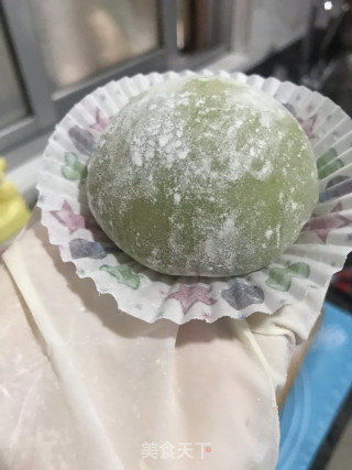 抹茶雪媚娘步骤14