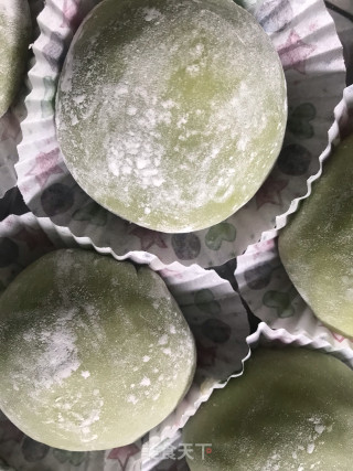 抹茶雪媚娘步骤15
