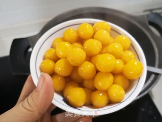 南瓜芋圆+椰汁西米露步骤9