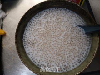 南瓜芋圆+椰汁西米露步骤12