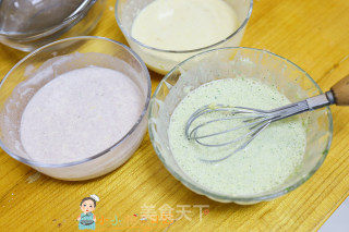 12个月以上辅食三色奶油千层蛋糕步骤4 12个月以上辅食三色奶油千层蛋糕步骤4