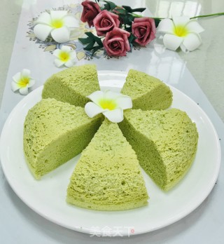 蒸抹茶蛋糕步骤17 蒸抹茶蛋糕步骤17