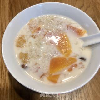 木瓜炖桃胶&皂角米&雪燕&牛奶步骤7