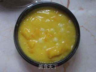 芒果圆子甜汤步骤6