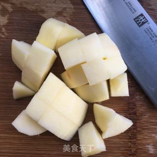哈密瓜拌苹果步骤4 哈密瓜拌苹果步骤4