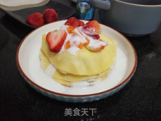 草莓酸奶千层步骤12