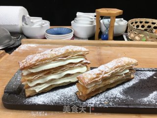 拿破仑手抓饼千层酥，仿制浪漫法式甜品，一口酥脆，一口满足步骤8