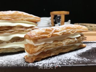 拿破仑手抓饼千层酥，仿制浪漫法式甜品，一口酥脆，一口满足步骤7