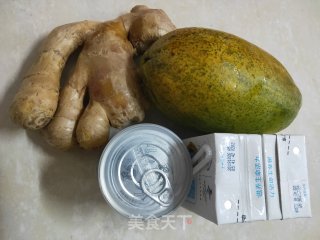 木瓜姜汁撞奶步骤1 木瓜姜汁撞奶步骤1