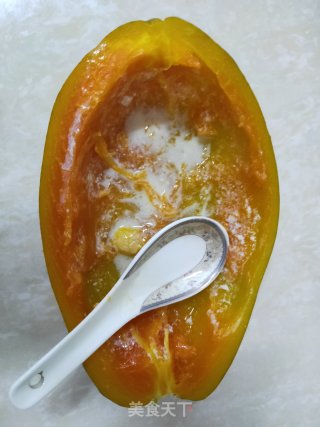 木瓜姜汁撞奶步骤6 木瓜姜汁撞奶步骤6