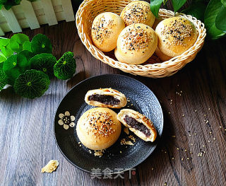 黑芝麻桑葚酥烧饼步骤20