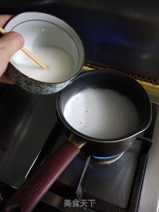 椰蓉红豆牛奶糕步骤4