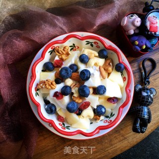 蓝莓苹果拌酸奶步骤6 蓝莓苹果拌酸奶步骤6