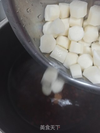 红豆山药糯米小圆子步骤3