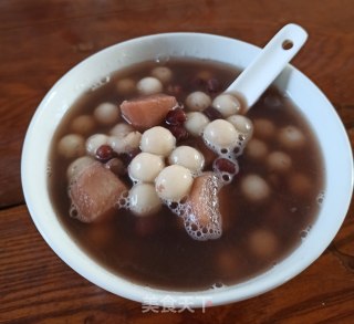 红豆山药糯米小圆子步骤7