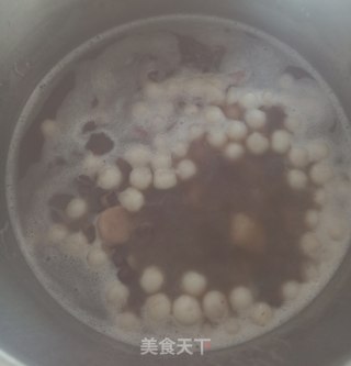 红豆山药糯米小圆子步骤6